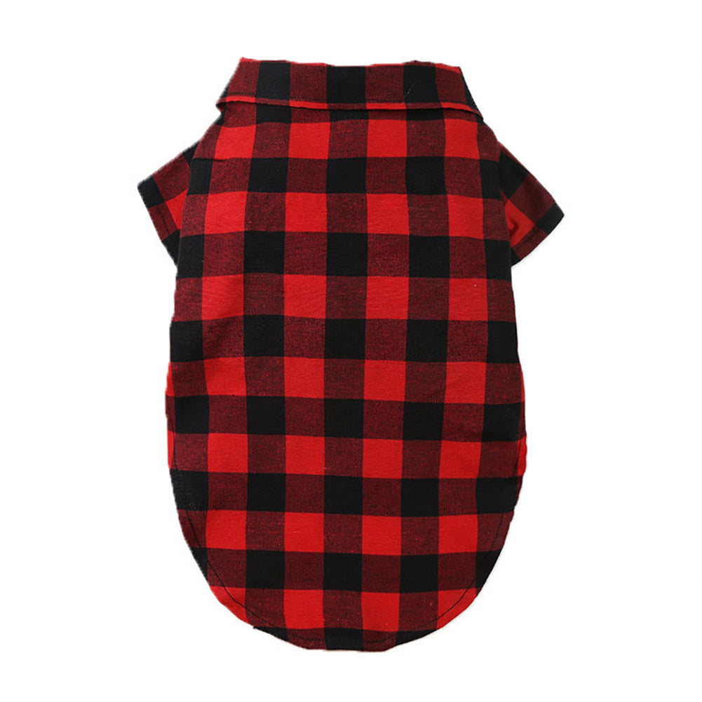 Dog Plaid Shirt Suit Wedding Dress For Teddy Small Medium Big Size Dog Pet Clothes Cat Spring Summer Autumn Wear