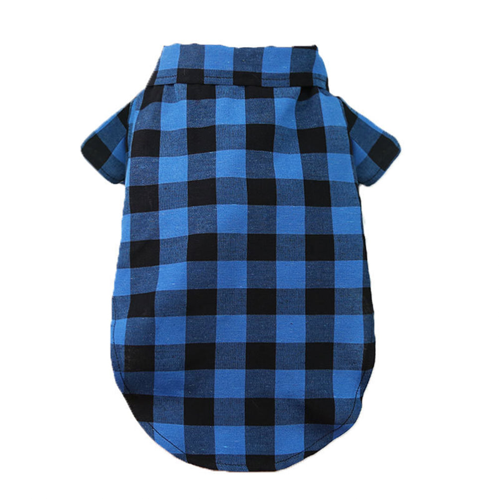 Dog Plaid Shirt Suit Wedding Dress For Teddy Small Medium Big Size Dog Pet Clothes Cat Spring Summer Autumn Wear